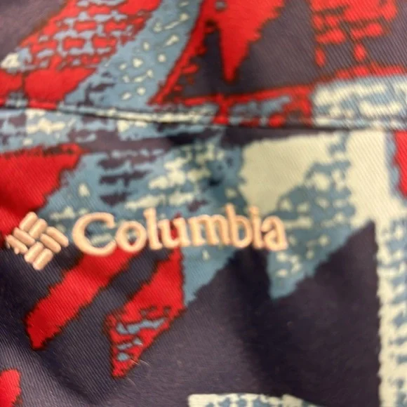 Child’s Columbia coat. Blues and burgundy in color. Jackets & Coats